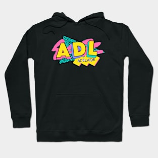 Adelaide, Australia Retro 90s Logo Hoodie